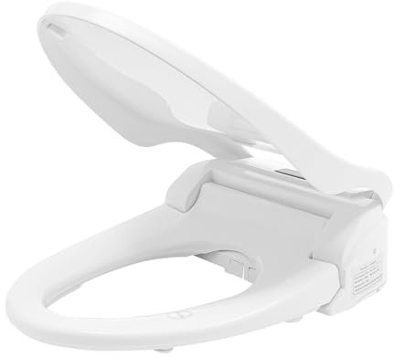 WC Sitz mit Bidet,LED-Anzeige Toilettensitz,Dusch WC mit LED-Nachtlicht Einstellbare Temperatur,Mehrere Reinigungsmodi,Auslaufschutz
