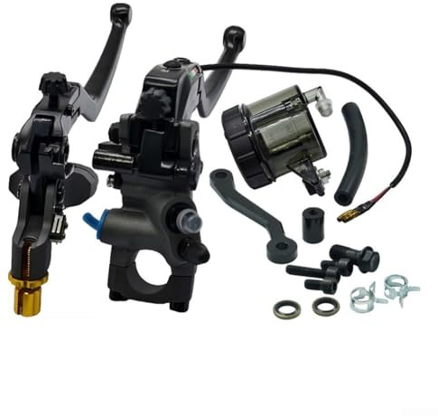 Système de freinage hydraulique réglable pour motos et vélos électriques, contrôle optimal et caractéristiques de sécurité