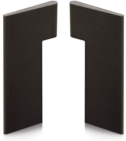 Door Weather Stripping Corner Seal Pad for Therma-Tru, Corner Seal for Therma Tru, Fiber Classic Foam Door Corner Seal Sweep Pads (Brown, 1 Set)