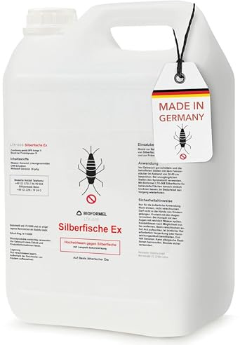 BIODELTA Silberfisch-Ex Spray 5 l - Silberfische bekämpfen | Silberfisch-Mittel mit Langzeitwirkung - für Bad, Küche und feuchte Räume - Indoor-Anwendung