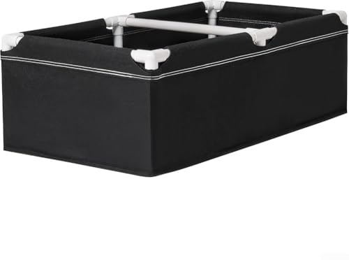 SMZhomeone Erhöhter Pflanzkasten für den Garten, Stoffbeet, erhöhter Pflanzkasten, tragbare Vlies-Pflanztasche, 50 x 50 x 30 cm und 100 x 50 x 30 cm, für Kräuter, Blumen, Gemüse, Behälter für Terrasse