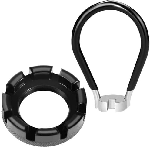 MUNZE Speichenschlüssel Fahrrad Aus Stahl, Speichenspanner - Nippelspanner 6 Größen 10-15 Gauge Spoke Tool Für Fahrrad, Bike.