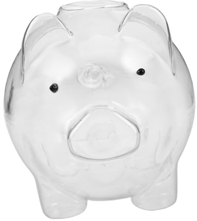 POPETPOP Vaso de Vidrio Cerdito de Borosilicato Transparente para Cócteles Jugos y Café Copa Divertida para Fiestas y Celebraciones Apto para Lavavajillas Reutilizable