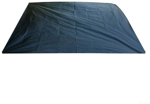 Gdfnmogo Telone da campeggio per tenda, tappetino impermeabile in polietilene, pieghevole, con borsa portaoggetti, resistente agli strappi, per escursioni, picnic,