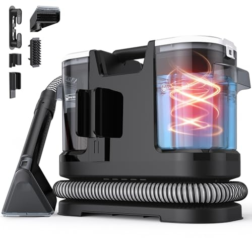 Lubluelu Polsterreiniger Gerät, 1400 W, 20 kPa, erhitzt Wasser in 10 Sek.