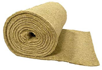 pemmiproducts Nagerteppich 100% Hanf, Meterware, 0,40 m x 15,00 m x ca. 1 cm dick, Nagermatte, Hanfmatte für Kaninchen,Meerschweinchen, Nager,Hemp mat