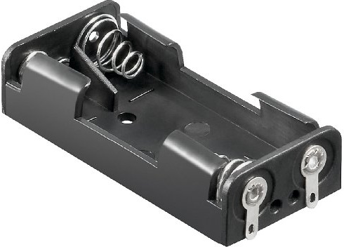 goobay 10er Set Batteriehalter passend für Zellen der Bauform: 2X Mikro (AAA) Abmessungen: 53 x 24,5 x 13 mm Anschluss: Lötanschluss