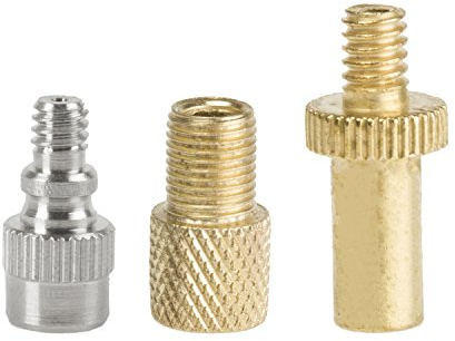 Ventura Unisex Adult Valve Adapter Set Valve Adapter Set - Silver/Gold,