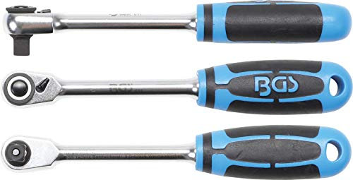 BGS 611 | Cricchetto reversibile | dentatura fine | 10 mm (3/8)