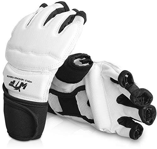 GROOFOO Gants de boxe MMA Gants d'entraînement pour sac de frappe Sparring Boxe Karaté Muay Thai Sac de sable pour adultes et enfants Homme Femme