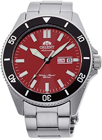 Orient Kano/Big Mako Men's Automatic Manual Winding Mechanical Sports Steel Silicone Wrist Watch - Underwater