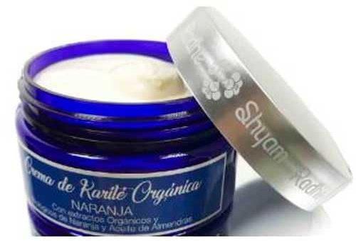 CREMA MANTECA KARITE ORGANICA naranja 100gr.