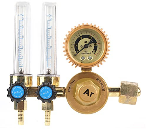 Argon-Regler, 0,25 MPa Argon-Gas-Druckminderer-Regler, Doppelmessgerät, Schweißzubehör für Argon-Fabrik