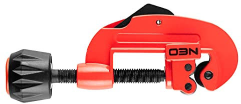 NEO TOOLS Rohrschneider für Rohre zum Schneiden von Kupfer- und Aluminiumrohren 3-30/32 mm (1,8-1,1/4), ohne Verformung der Rohrwände, präzise Führung des Messers