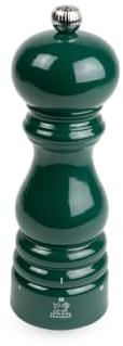 PEUGEOT - Salzmühle Paris u'Select 18 cm - ParisRama - 6 voreingestellte Mahlgrade - Aus PEFC-zertifiziertem Holz - Französiches Know-How - Waldgrün lackiert