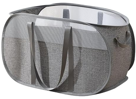 Pop Up Wäschekorb Faltbar Mit Griff - Wäschetonne Klappbar 75L - Aufbewahrungskorb Für Kinderzimmer, Camping Und Reisen - Laundry Basket