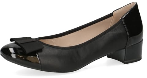 Caprice Damen Pumps mit Blockabsatz mit Schleife