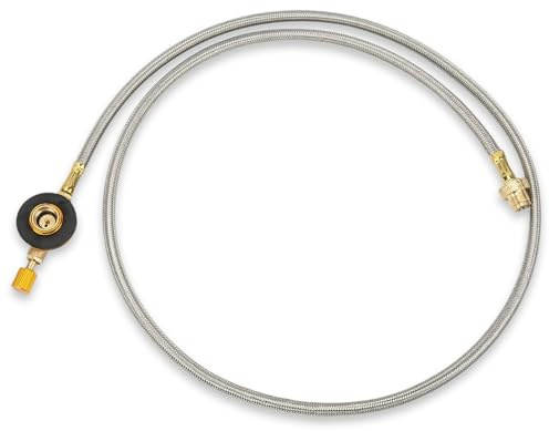 Adaptador de Tanque de Gas Plano, Tubo De Extensión Plano para Tanque De Gas Manguera De Extensión Universal De Propano De 100 CM/39,4 Pulgadas para Parrilla De Gas, Calentador, Mesa De Fogón