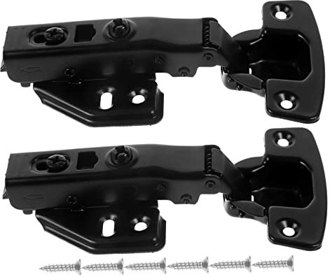 ULTECHNOVO 2pcs Cabinet Door Hinges Kitchen Self Closing Hinges for Cabinet Doors