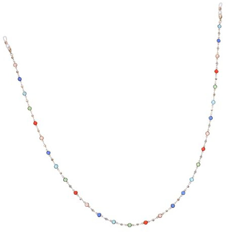 VALICLUD Bunte Brillenkette Aus Umweltfreundlichem Material Leicht Und Hautfreundlich Rutschfestes Brillenband Als Praktischer Anti-lost-glasriemen Für Damen Und Herren Alltag