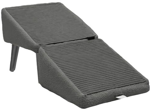Faltbare Hunderampe Für Sofa, 2-stufige hundetreppe für kleine hunde, rutschfeste Haustiertreppe, Haustiertreppe Für Kleine Hunde, Kätzchenrampe, Leichte, Tragbare Katzentreppe, Katzenzubehör Für Bett