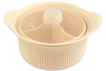 weiting Vaporera Para Microondas,Silicona Alimenticio Con Asa - Cuenco Vaporera De Verduras Para Microondas - Para Horno Freidora De Aire Comida Bebé Verduras Pasta Mariscos Cocina