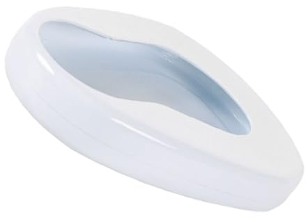 Mipcase Bassin de Lit Portable Urinoir avec Siège de Bassin pour Patients Alités Hommes Femmes