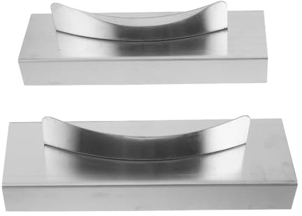 VILLFUL Protezione per Fornelli da Cucina in Acciaio Inossidabile 2 Pezzi, Griglia Ignifuga Resistente al Calore per Cucine Commerciali e Ristoranti, Riempitivo per Fessure Stufa,