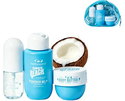 SUMMER BEACH - Sommarpresentförpackning, presentidé för kvinnor, jul, födelsedag, alla hjärtans dag, älskarinna - Trio Sea BREEZE