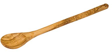 Kochlöffel aus Holz,Olivenholzbesteck, rund