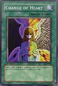 YU-GI-OH! - Change of Heart (SDP-030) - Starter Deck Pegasus - Unlimited Edition - Common by
