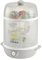 BÉABA, Esterilizador de biberones 2 en 1, Evolutivo, Vapor eléctrico, 2 en 1, 2 compartimentos, hasta 8 biberones y accesorios, Ultra rápido, Temporizador, Steril'Express, Gris