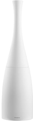 COSMIC Saku Escobilla de Baño Minimalista de Estilo Nordico Fabricada en Plástico y Resina. Escobillero de Suelo para WC en Color Blanco Mate