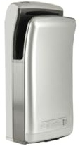 Sèche-mains Vitech automatique à double jet d'air gris 1800W Séchage rapide