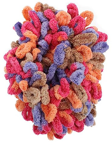 NUOBESTY 1rolle Fingerstrickgarn Für -projekte Weiche Bunte Wolle Stricken Von Schals Mützen Und Decken Für Mädchen Und Kreative Bastelarbeiten Stärke