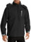 Lo.gas Herren Regenjacke wasserdicht mit Kapuze ，Regenmantel für Radfahren Regenmantel für Radfahren Laufen Windbreaker Allwetter Schwarz,L