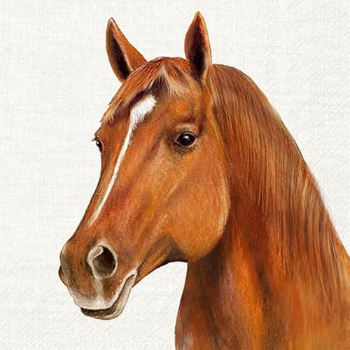 IHR - MCB 1047760 - Frühstücksbrettchen, Pferd, Farm Horse, Melamin, 23,5cm x 14,5cm, Mehrfarbig, spülmaschinengeeignet