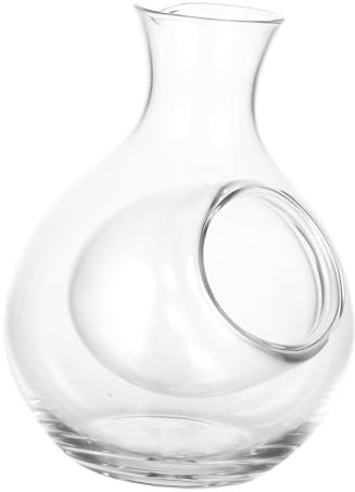 OKUMEYR Japanischer Stil Glas Weindekanter Zarter Glasspender Dekanter Für Wein Glasbehälter Weinserver Mit Eis Dekanter Für Brandy Glashalter Weinverschluss