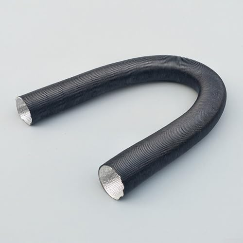 Diameter 50mm Heater Air Ducting Hose, Aluminium Foil Air Intake Hose Heating Duct Auxiliary Heater Accessories for Car Air Diesel Heater(300cm)