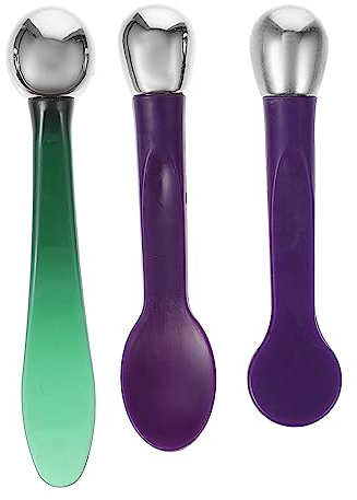 ERINGOGO Augencreme Stift Zinklegierung 3 Stück Gesichts und Augenmassage Make Up Applikator für Frauen