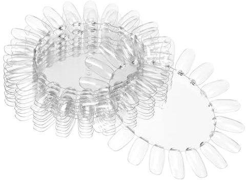 IWOWHERO 10pcs Nail Art Practice Wheel Display Chart for Professional Salon Use Nail Polish Color Showcase Sturdy Design