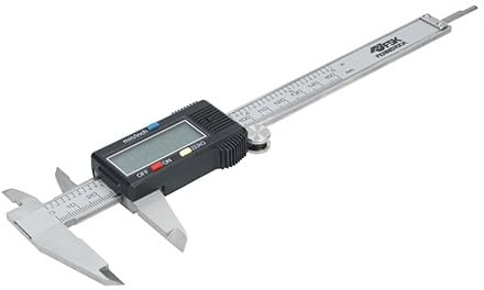 Calibre - calibre digital de 150 mm, precisión de 0,01 mm, ideal para medir con precisión en trabajos de mecánica y carpintería.