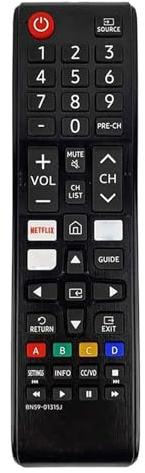 ATOMUSERLY 1 Control Remoto Universal de Repuesto BN59-01315J for Smart TV, LCD 4K, 8K, UHD, 3D, HDTV, HDR, televisores Cristal Curvo