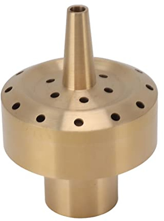 Colonna con ugelli per fontana in ottone, testina di spruzzo con irrigatore d'acqua, fontana a getto multidirezionale con effetto colonna di fiori, crea un affascinante spruzzo (Gz/mento 10.ChCM)