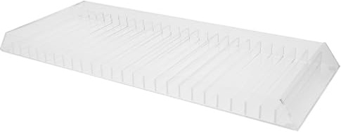OATIPHO Support de Rangement pour CD Protection la Poussière en Acrylique Transparent Organiseur Moderne et Élégant Capacité Jusqu'à 24 Disques, pour Salons et Salles de Jeux