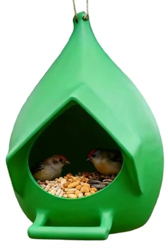 Comederos para pájaros para exteriores - Dispensador de impermeables de fácil llenado | Distribuidores de colgantes para jardín - Per Interno Ed Esterno, Serra, Balcone, Giardino, Vivaio, Casa, Inver