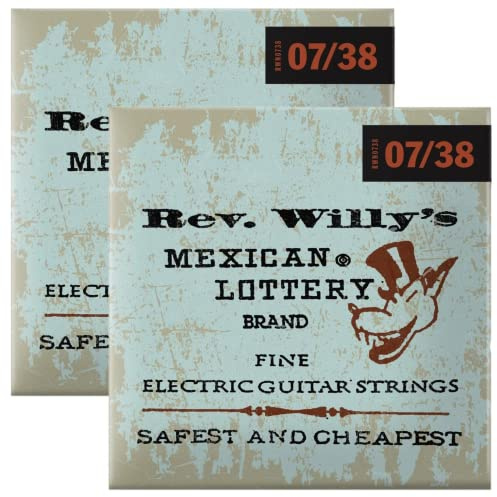Dunlop Rev. Willy 's Electric Gitarre Saiten 07–38–2 Pack
