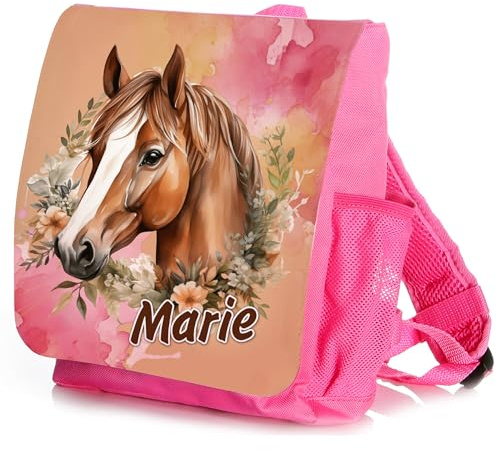 Unikatolo Kinder-Rucksack mit Name - Personalisierter Kindergartenrucksack - Kita-Tasche - Bedruckt