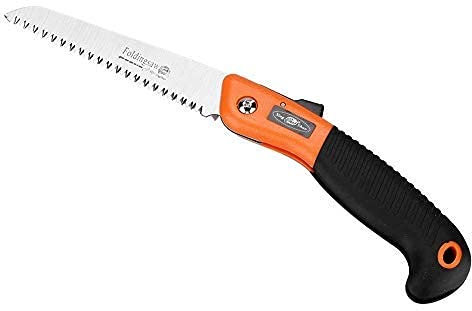 Scie à Elaguer Portable Professionnelle - Scie Pliante 9 Dents avec Poignée Ergonomique Anti-dérapante pour Jardinage Camping et Trails Forestiers - Outil de Taille Idéal pour Arbres Branches et Haies
