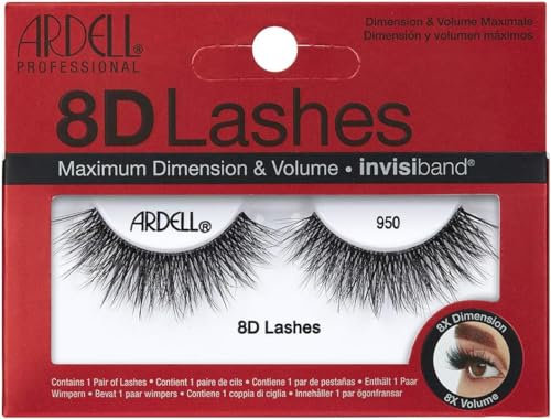 Ardell 8D Lashes - künstliche Wimpern mit voluminösem Aufschlag (Style 950)